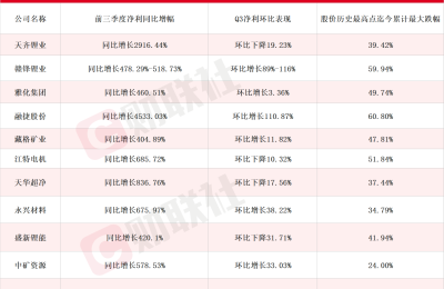 锂矿的冰与火之歌！基本面与股价大背离 终究难逃周期宿命？