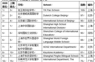 国际学校哪个好(国际学校哪个好上海)