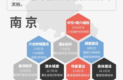 土拍｜南京第三批集中供地：31宗地块收金274.6亿元 27宗底价出让