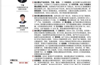 ”券商一哥“拆完汽车拆激光雷达，拆出五大投资机会