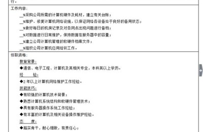 岗位工作职责(岗位工作职责怎么写)