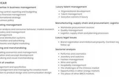 奢侈品管理专业(奢侈品管理专业大学)