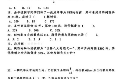 数与代数(数与代数思维导图)