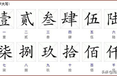 大写的一怎么写(大写的一怎么写的大写的从一到九怎么写的)