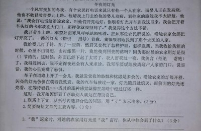 四年级语文期末考试题(四年级语文期末考试题2021)