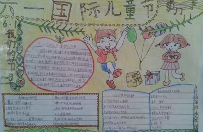 欢庆六一手抄报内容(欢庆六一手抄报内容资料)