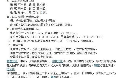 化学元素周期表口诀歌(化学元素周期表口诀歌初中必背)