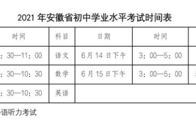 安徽高考时间2020具体时间(安徽高考时间2020具体时间表)