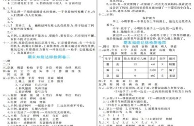 2年级语文上册期末试卷(二年级上册语文期末考试卷)